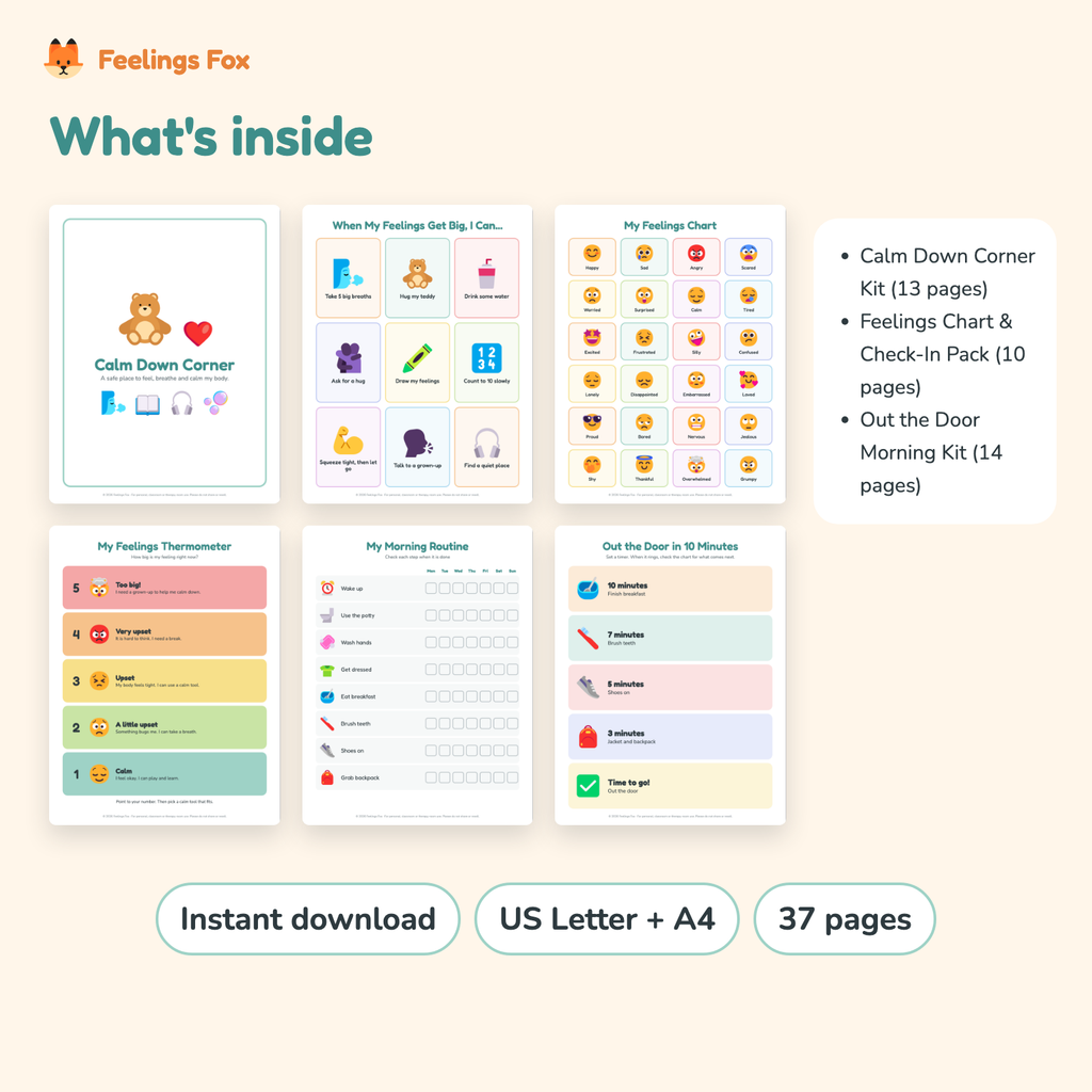 What's inside the Calm & Feelings Bundle
